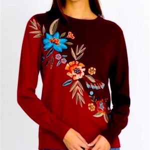 NWT Johnny Was Camilla Cashmere Pullover